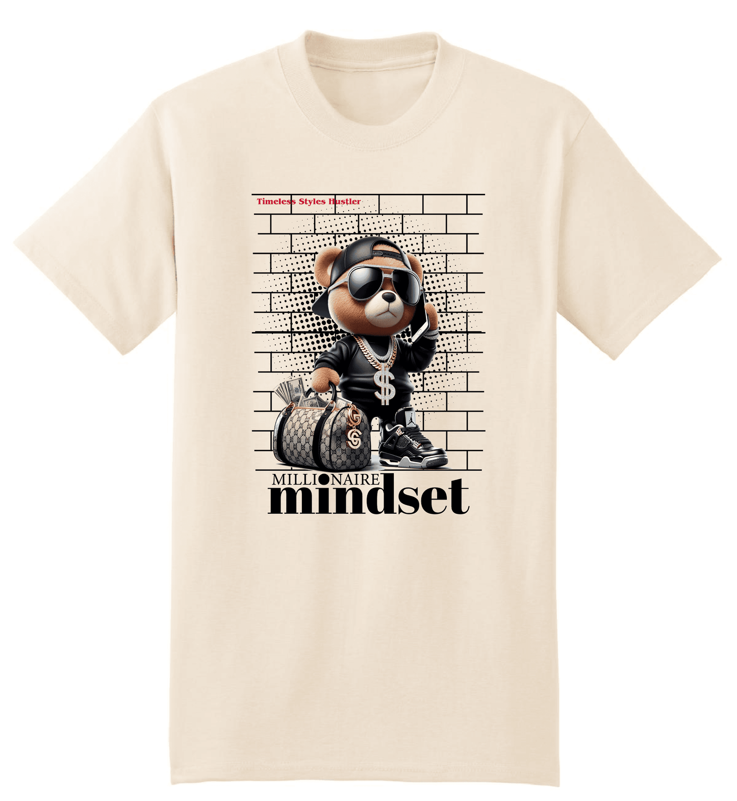 Streetwear Oversize Crewneck Millionaire Mindset T-shirt