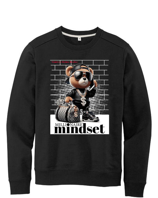 Men's Fleece Millionaire Mindset Crewneck