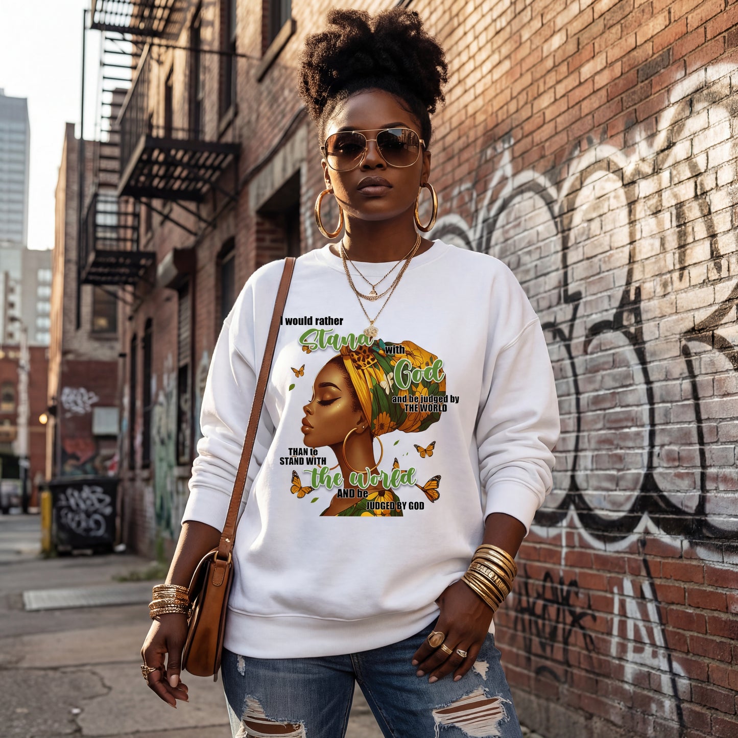 Black Queen Energy Premium Sweatshirt (Power)