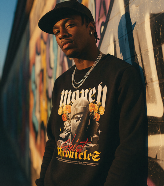 Black Money Heist Fleece TSC Sweatshirt – TruGenX Timeless Streetwear