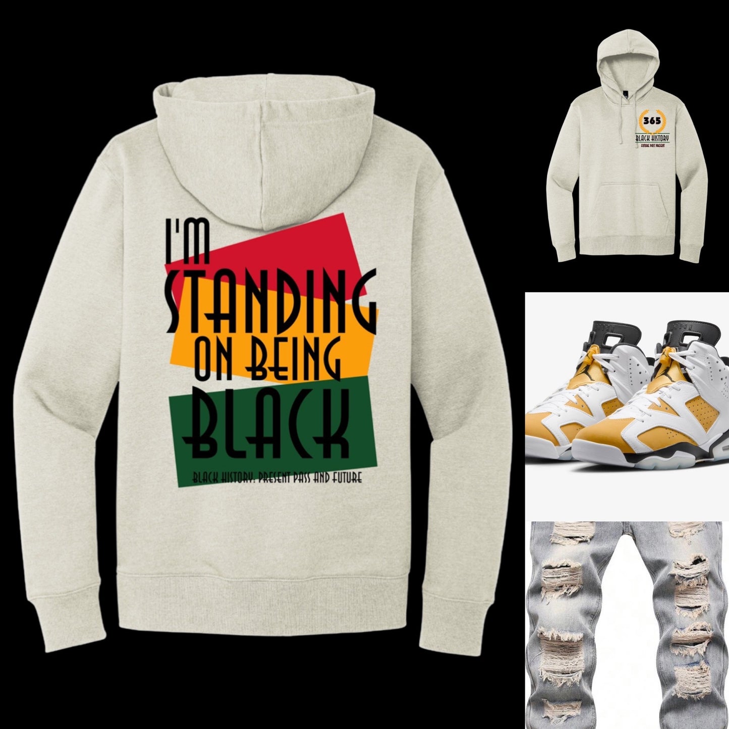 Black History 12oz Premium Quality Hoodie 365