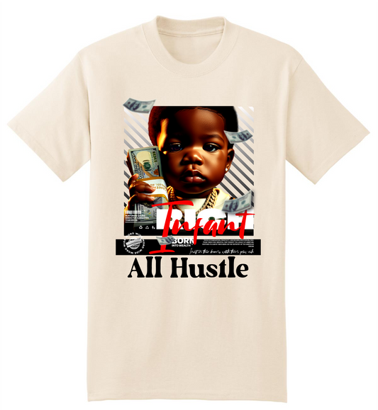 All Hustle TruGenX Timeless Styles Clothing Crewneck T-shirt