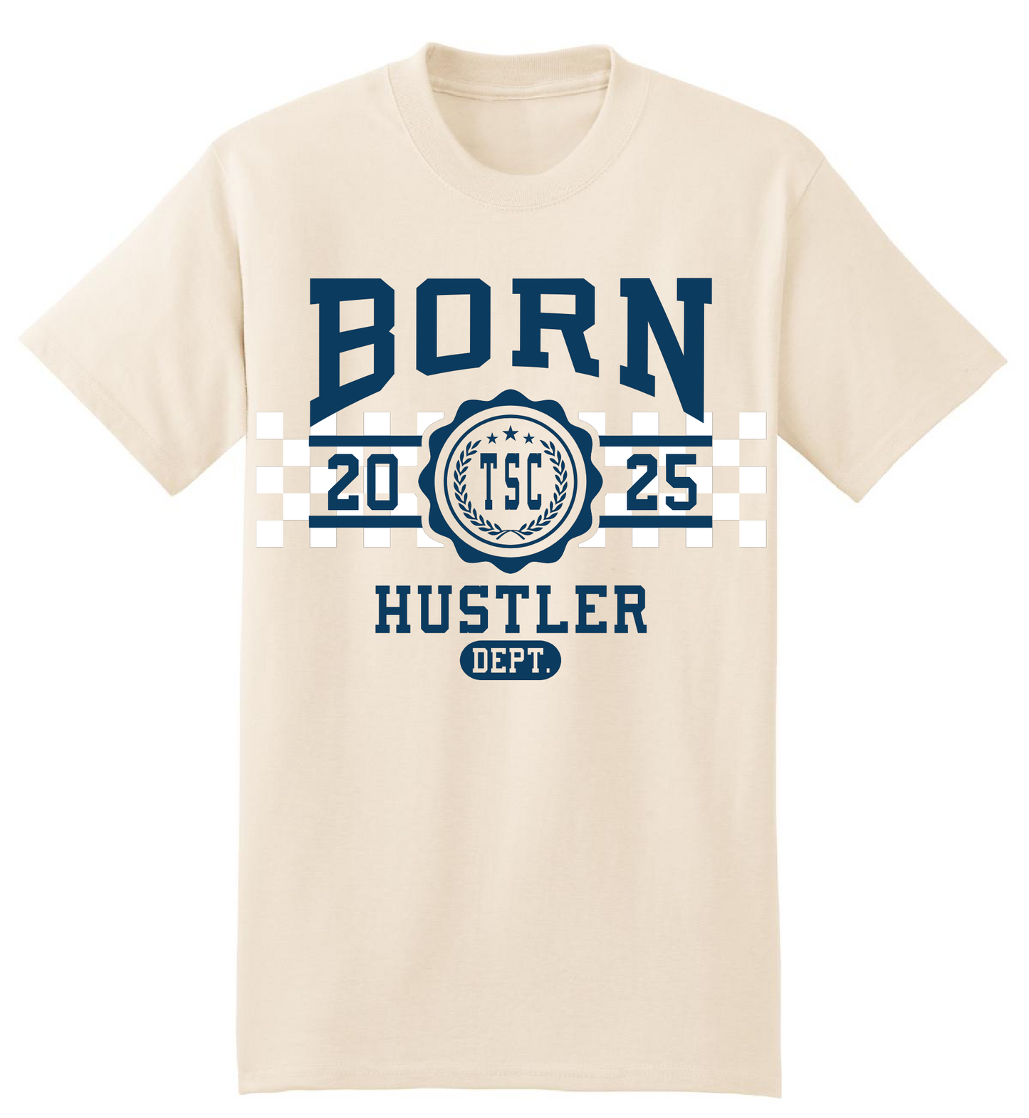 TruGenX Born Hustler Timeless Styles Clothing Crewneck T-shirt