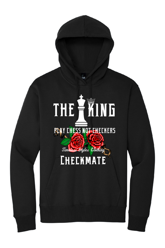 Black Hoodie: 12oz Chess not Checkers Premium Black Hoodie.