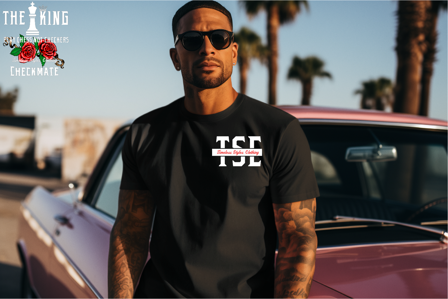 Street Wear Oversize Black TSC T-shirt