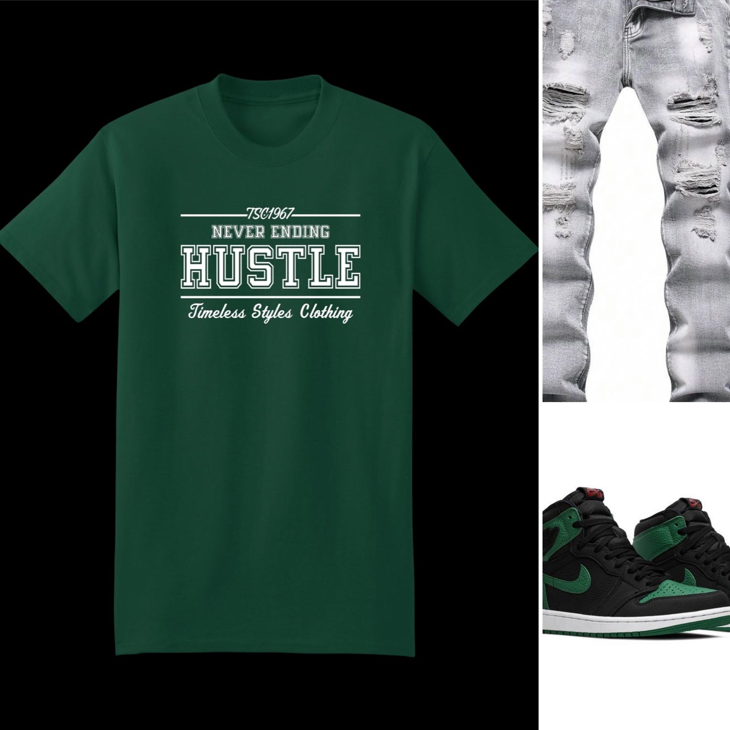 Street Wear TSC Hustle Heavy weight T-shirt