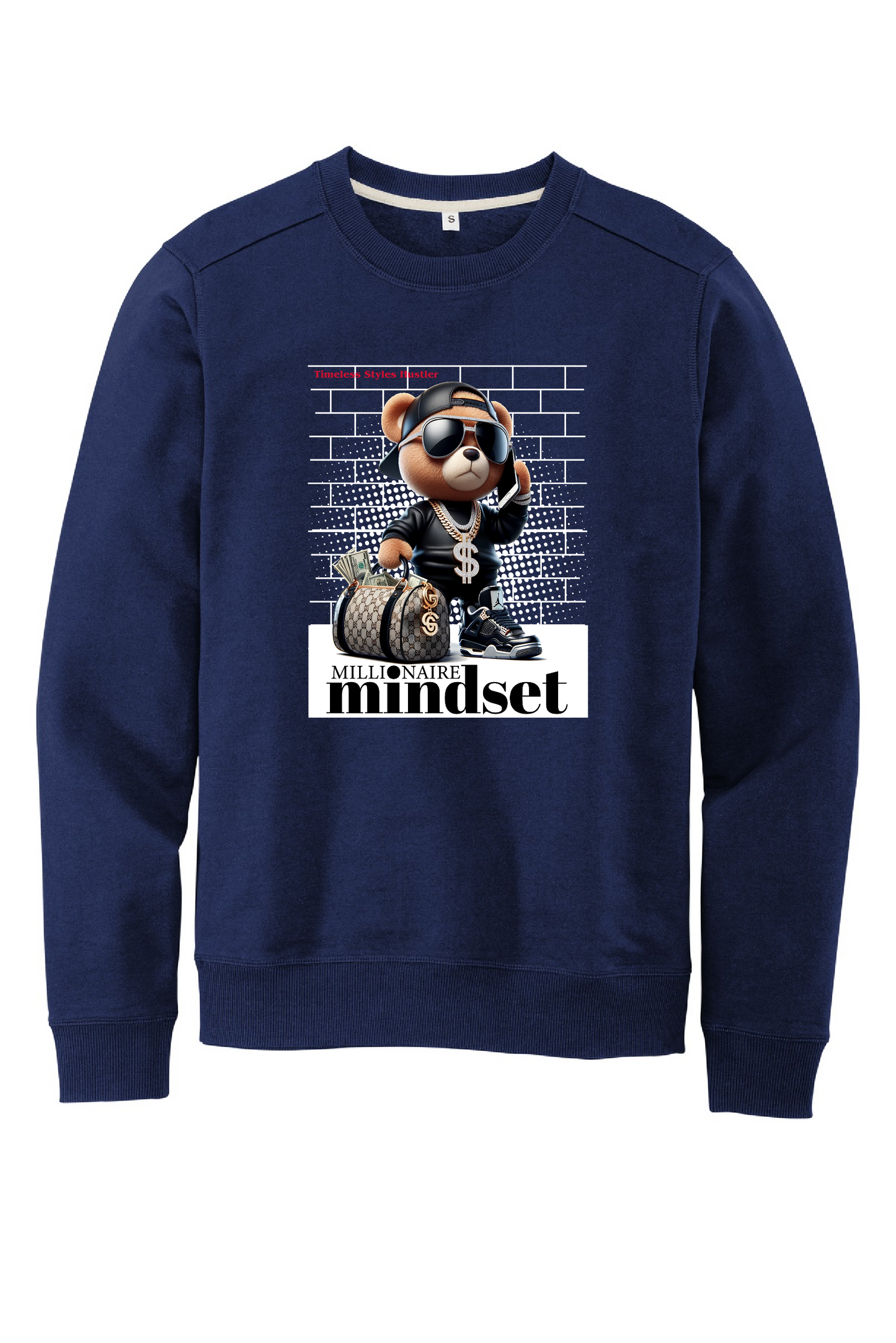 Men's Fleece Millionaire Mindset Crewneck