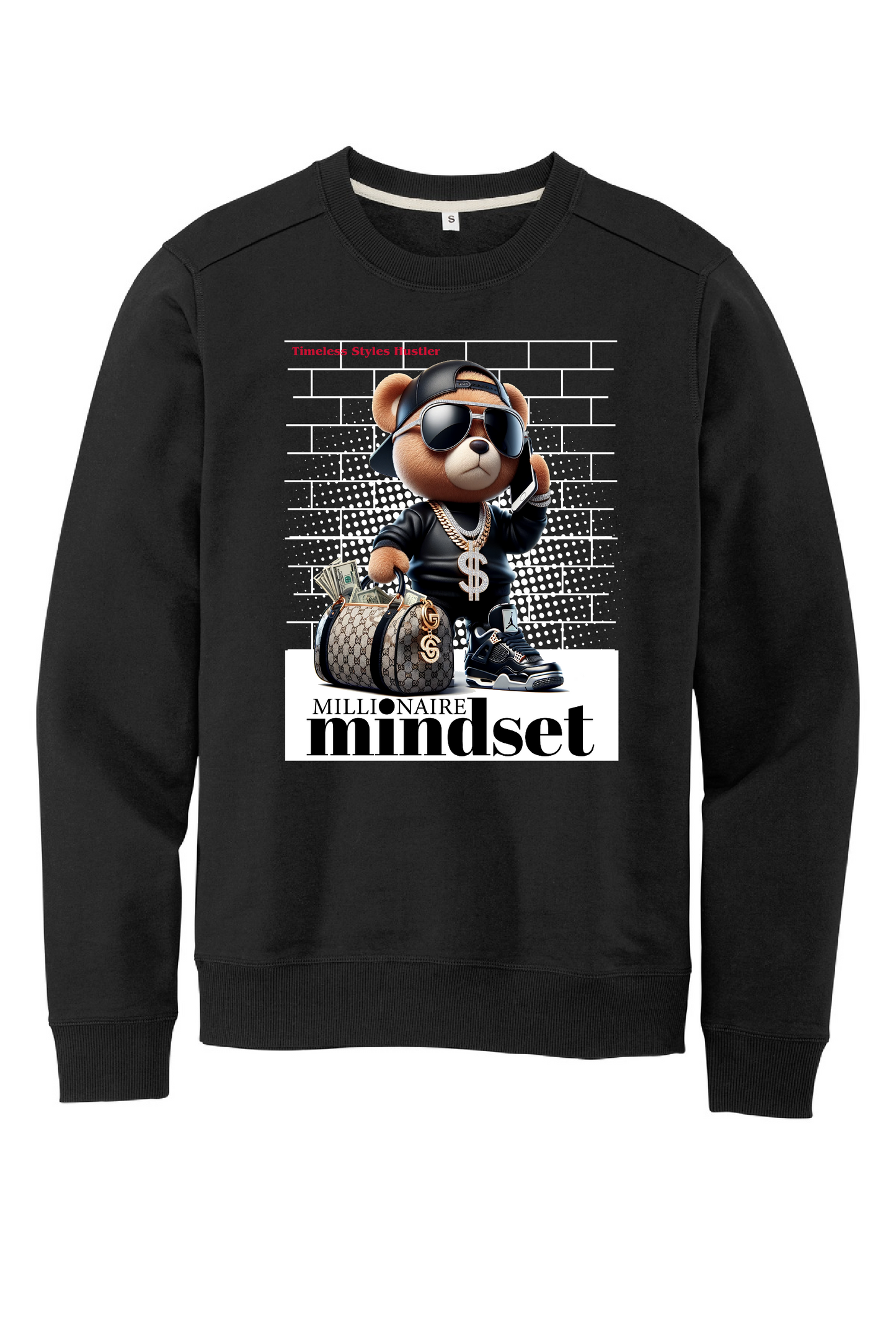 Men's Fleece Millionaire Mindset Crewneck