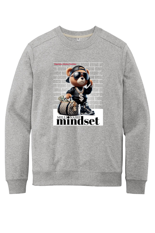 Men's Fleece Millionaire Mindset Crewneck