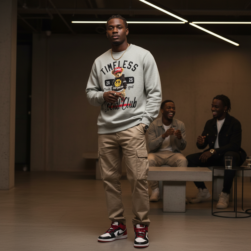 TruGenX Social Club Sweater – Timeless Streetwear Comfort & Style